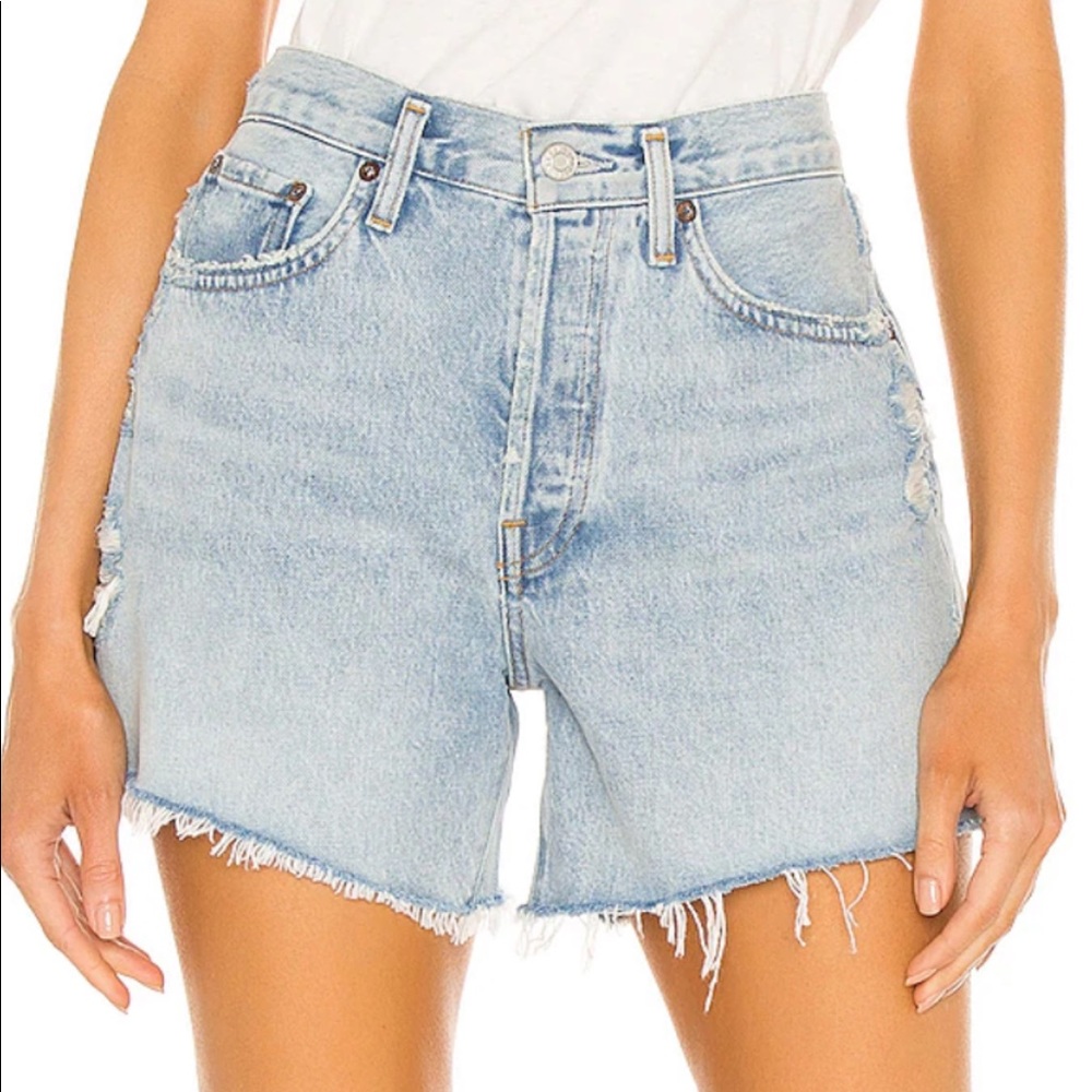 AGOLDE PARKER LONG SHORTS SZ 30 PARADE